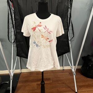 SONOMA dragonfly graphic t-shirt size large